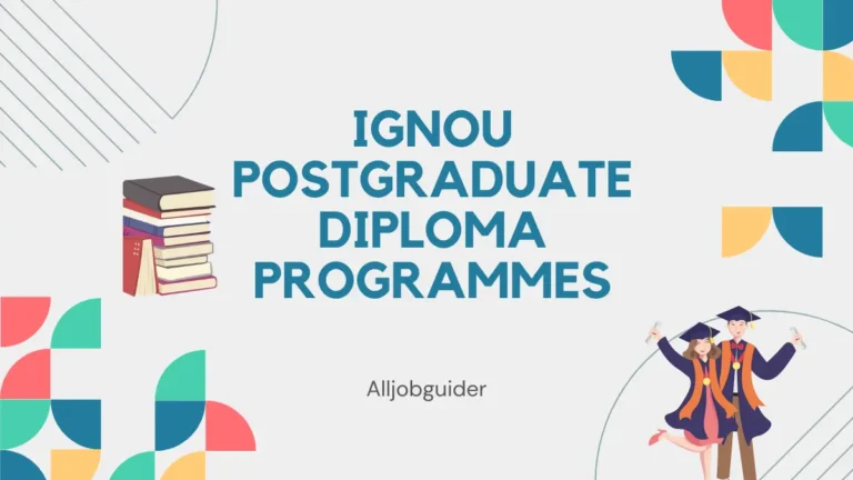 IGNOU Postgraduate Diplomas